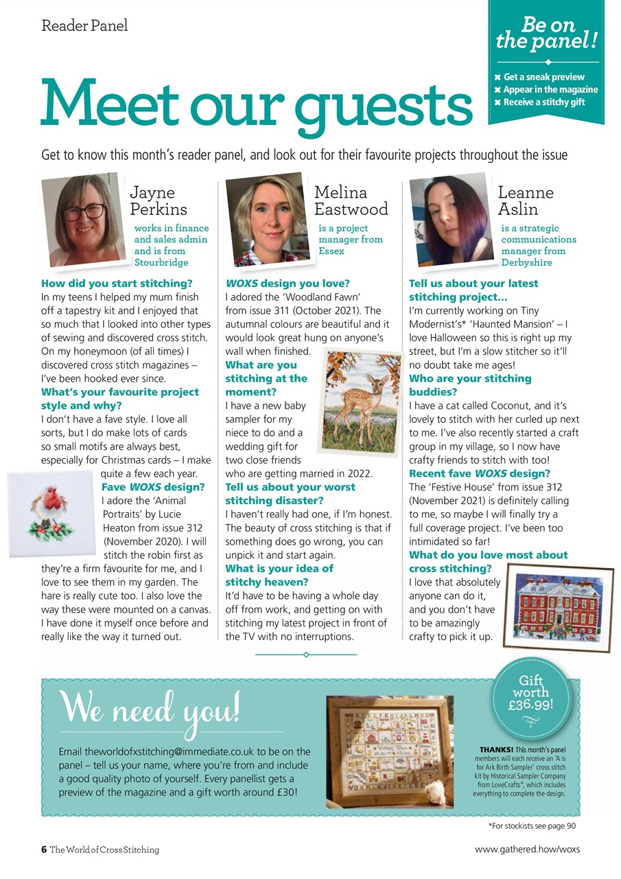 The World of Cross Stitching Preview Pages