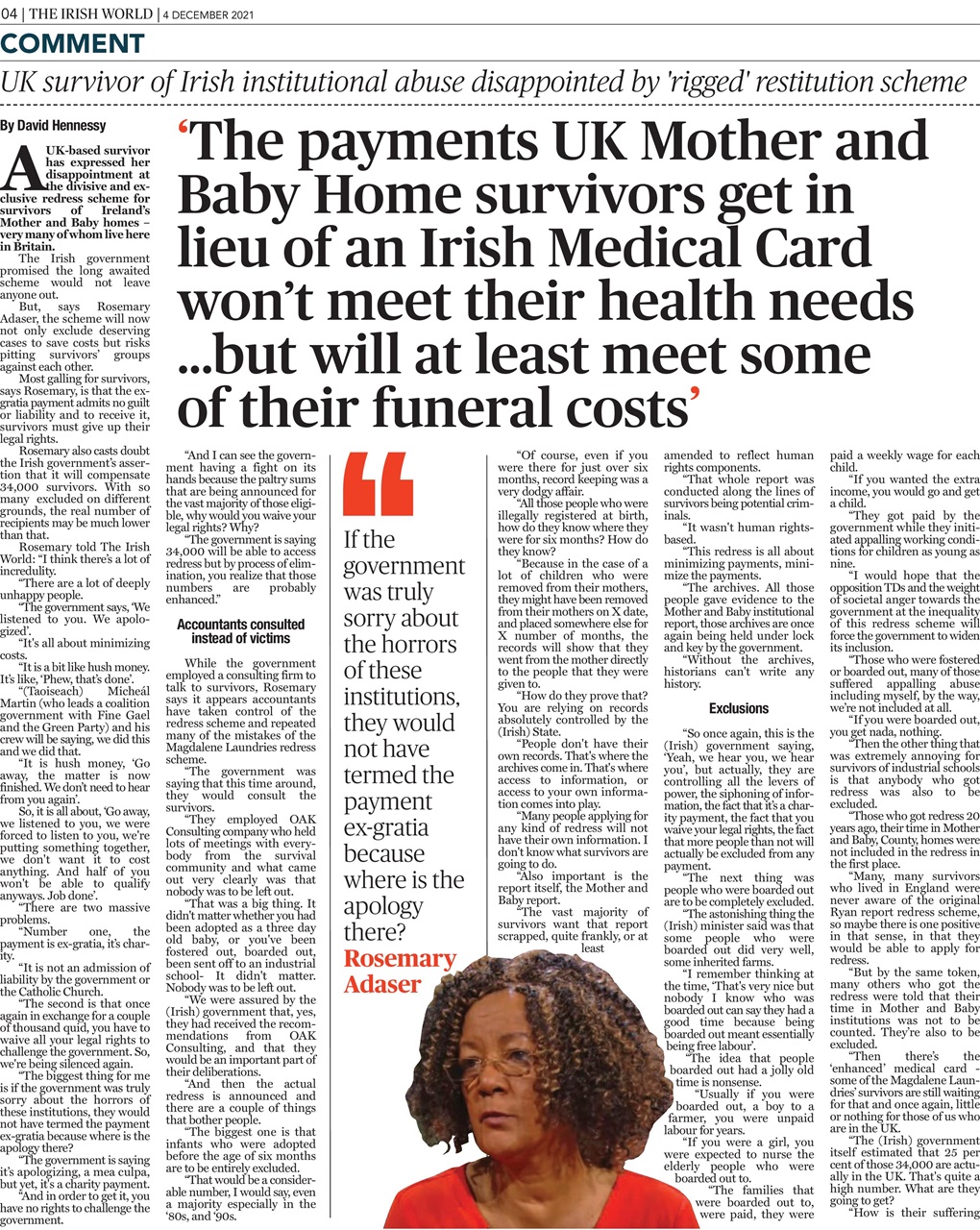 Irish World Preview Pages