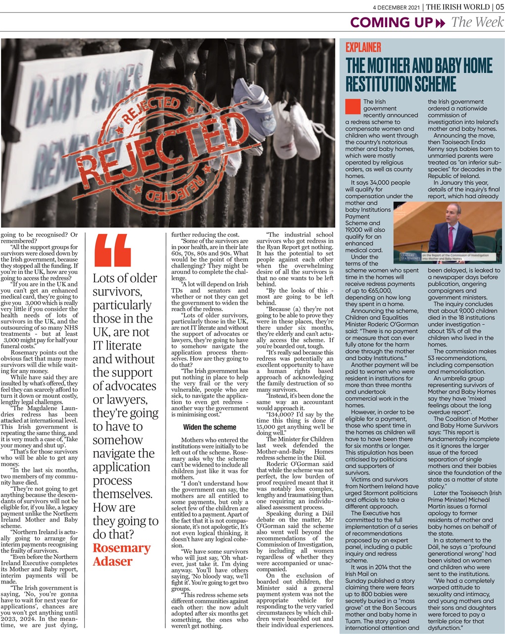 Irish World Preview Pages