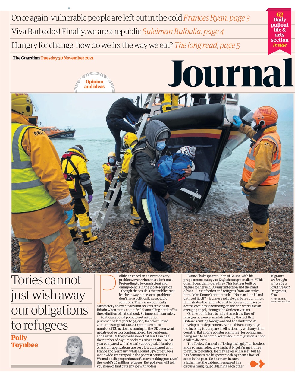 The Guardian Newspaper Preview Pages