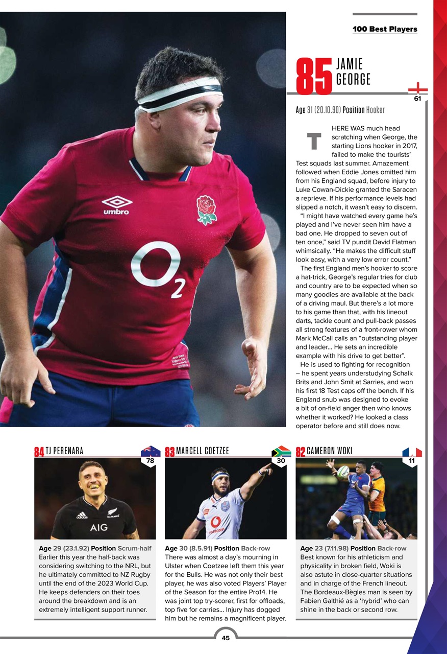 Rugby World Preview Pages