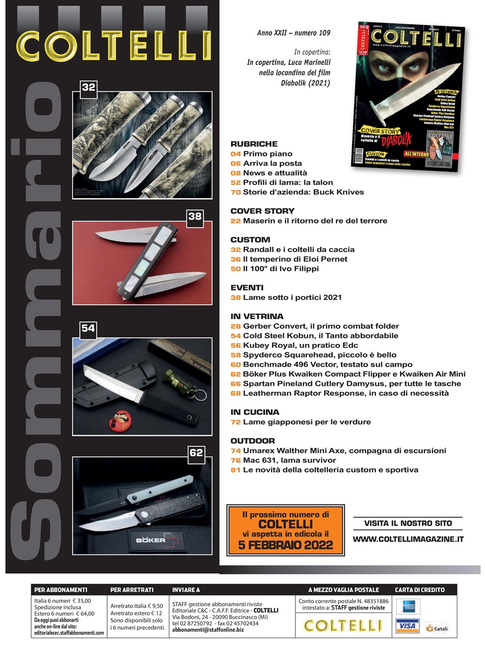 COLTELLI Preview Pages