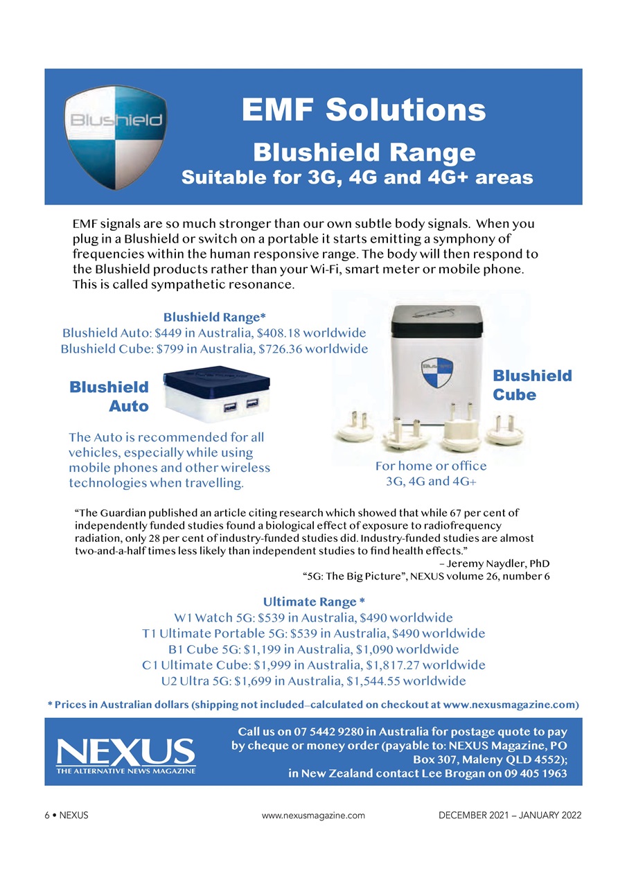 Nexus Magazine Preview Pages