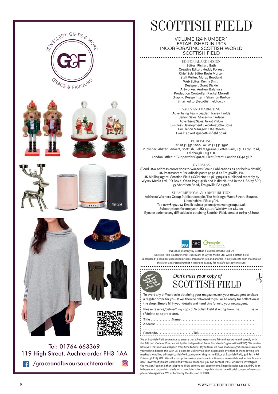 Scottish Field Preview Pages