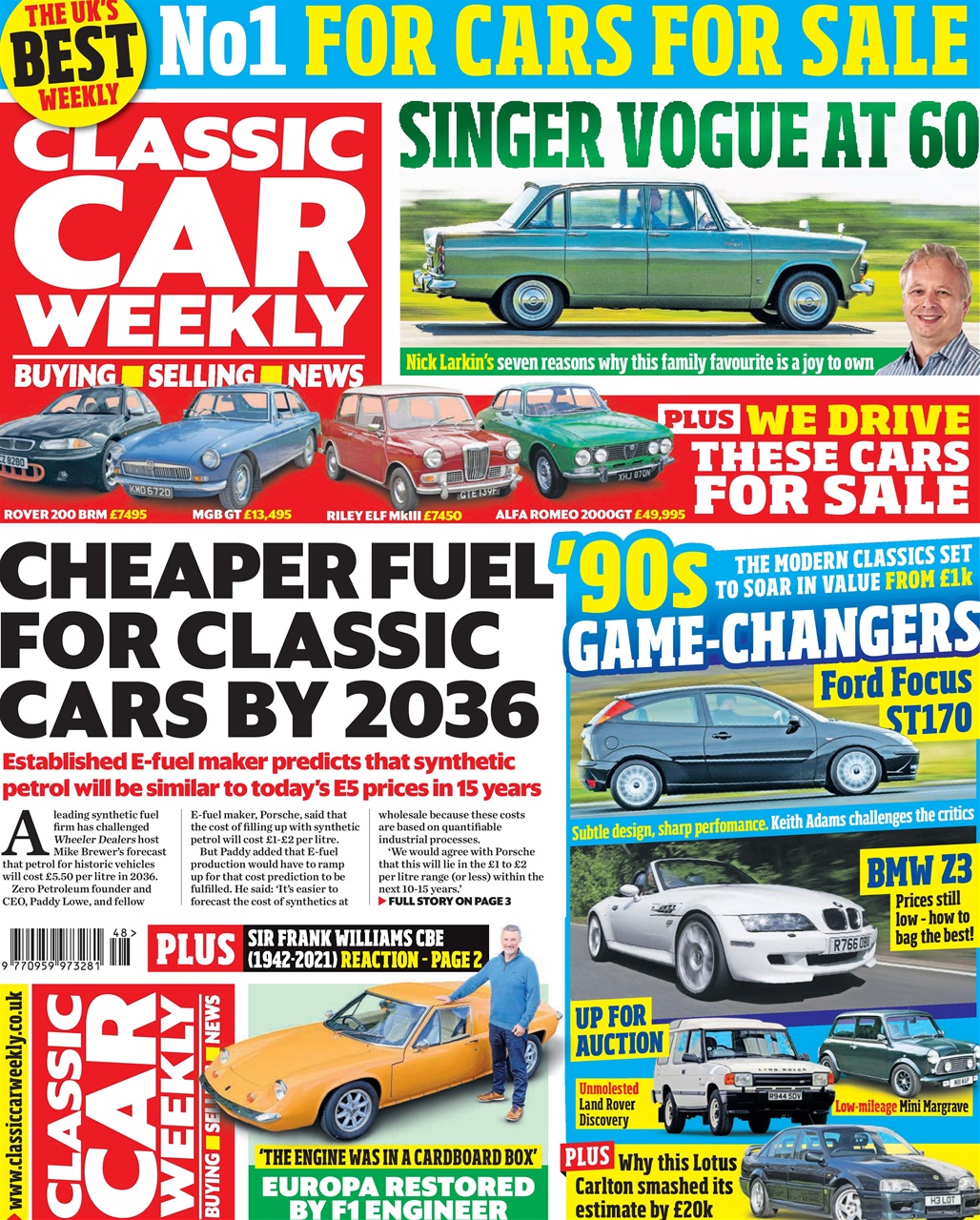 Classic Car Weekly Preview Pages