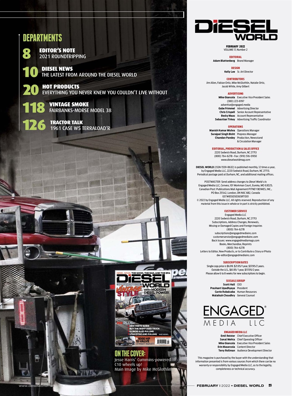 Diesel World Preview Pages