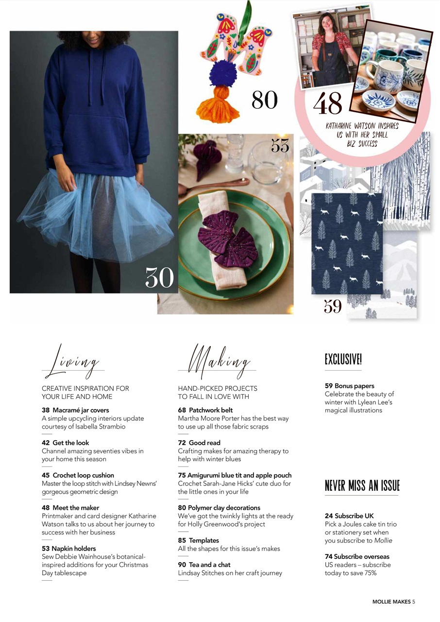 Mollie magazine Preview Pages