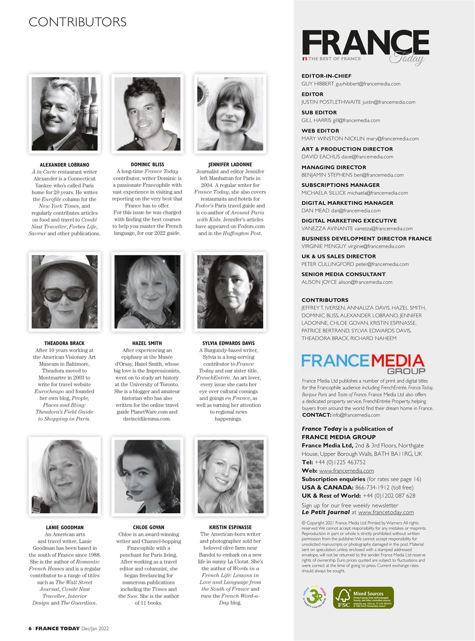 France Today Preview Pages