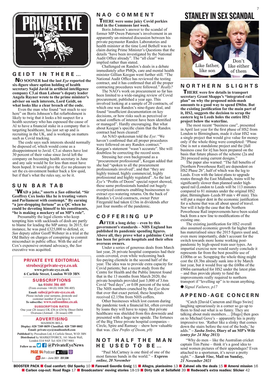 Private Eye Preview Pages