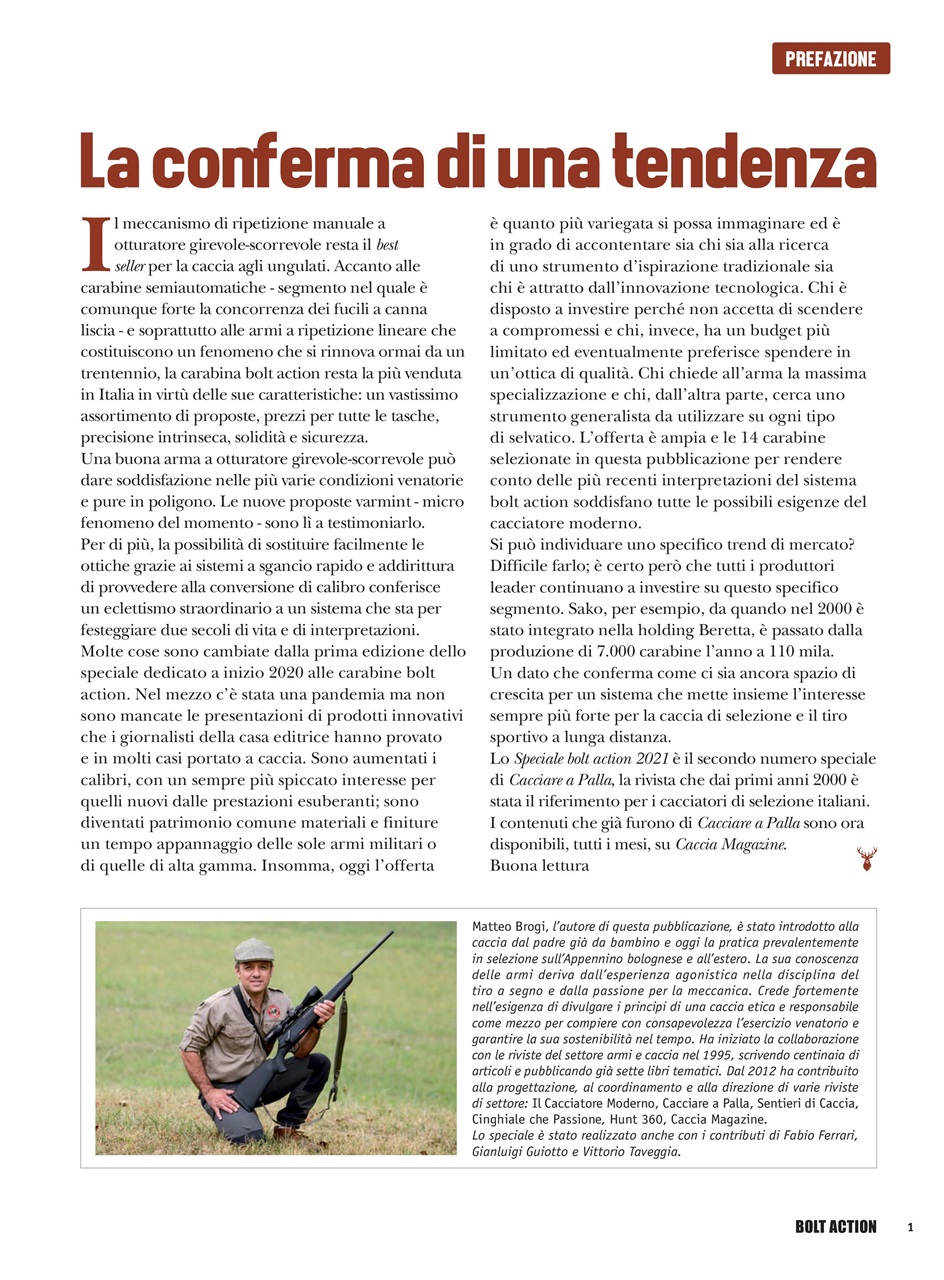 Caccia Magazine Preview Pages