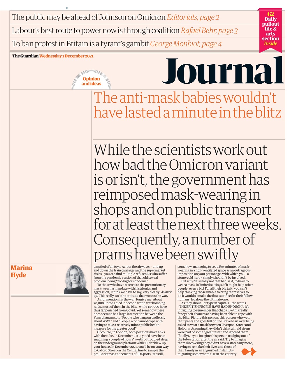 The Guardian Newspaper Preview Pages