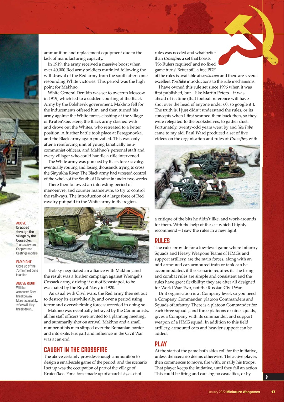 Miniature Wargames Preview Pages