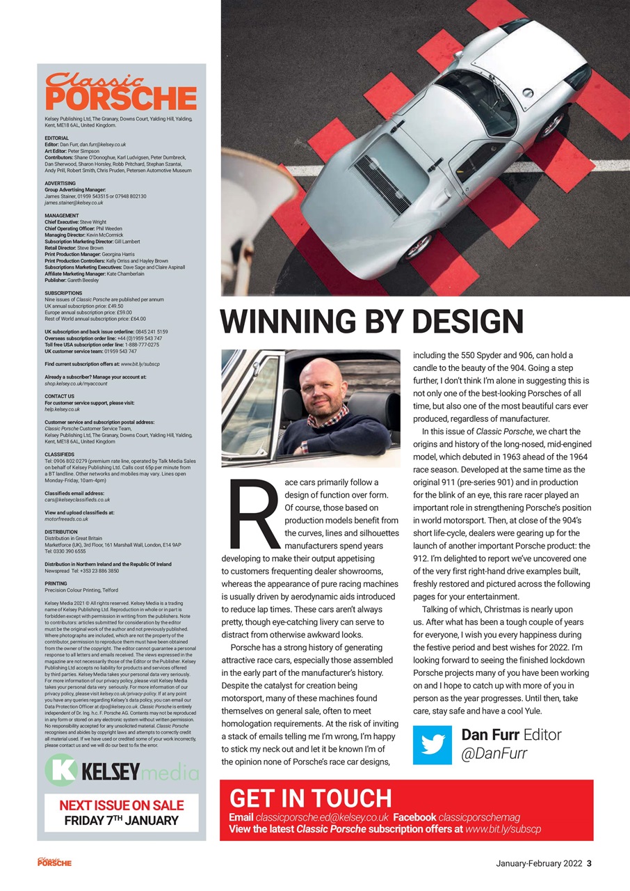 Classic Porsche Preview Pages