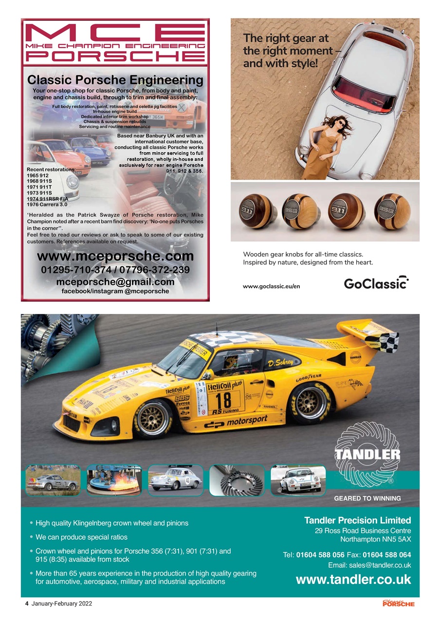 Classic Porsche Preview Pages