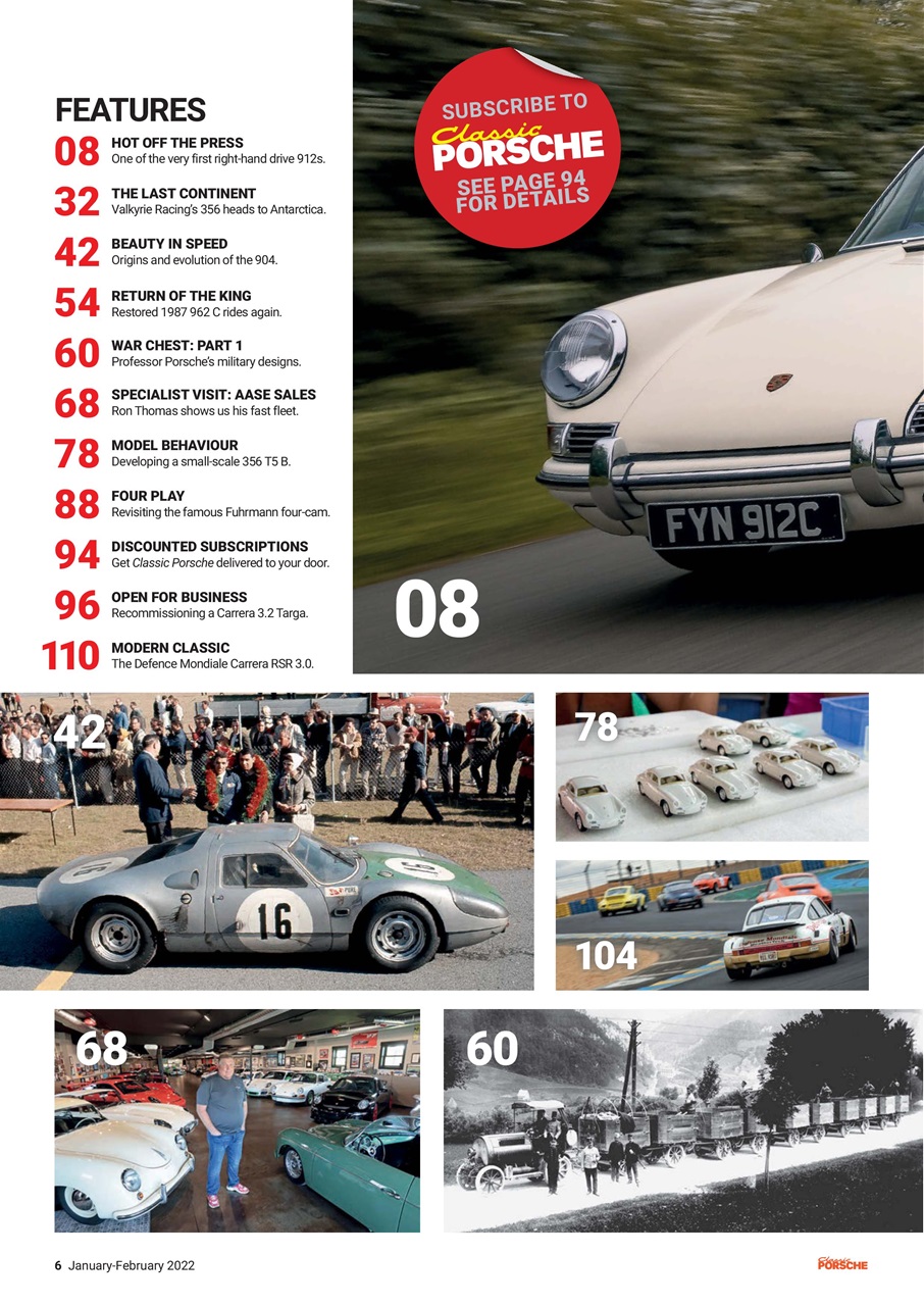 Classic Porsche Preview Pages