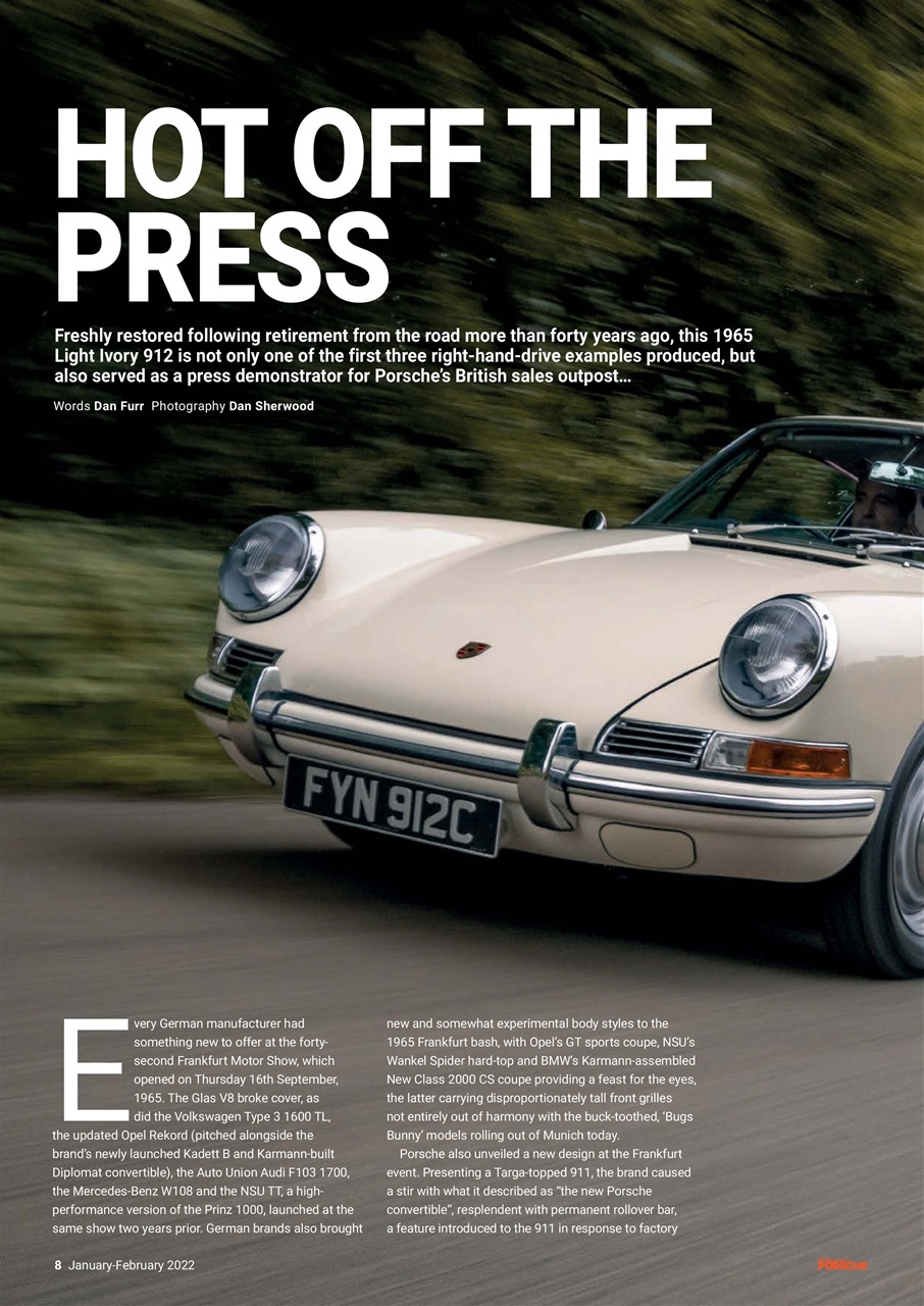 Classic Porsche Preview Pages