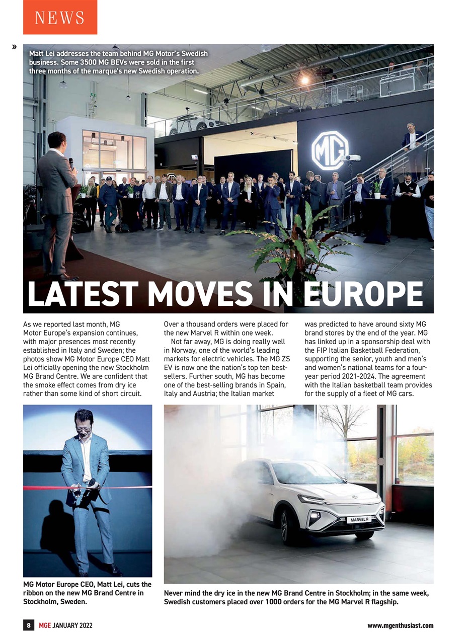 MG Enthusiast Preview Pages