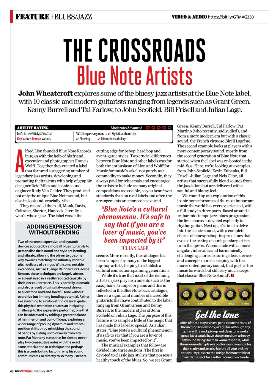 Guitar Techniques Preview Pages