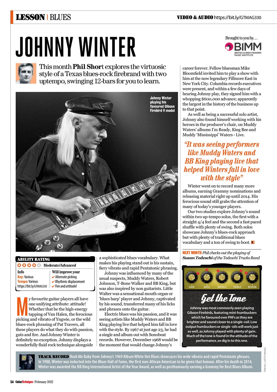 Guitar Techniques Preview Pages