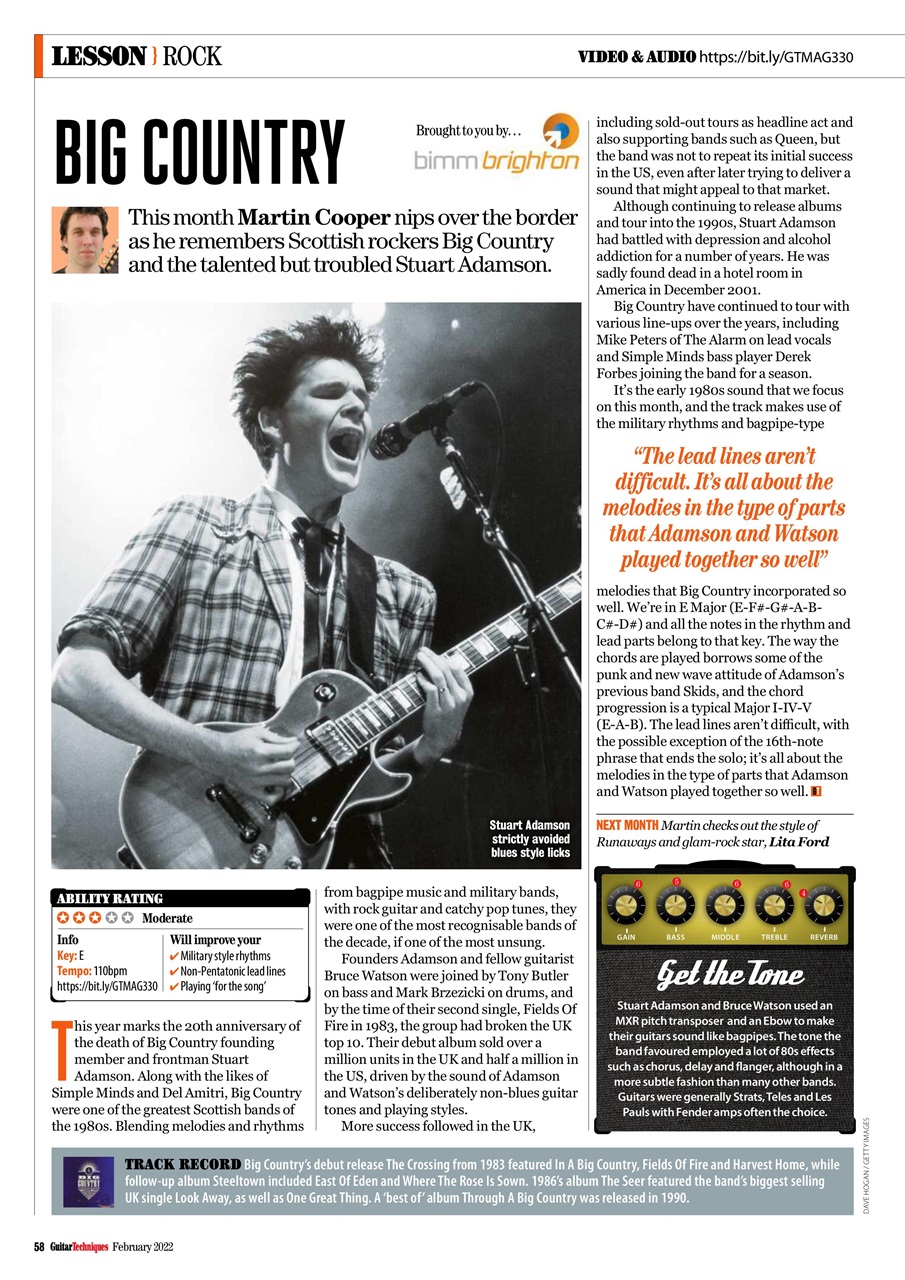 Guitar Techniques Preview Pages