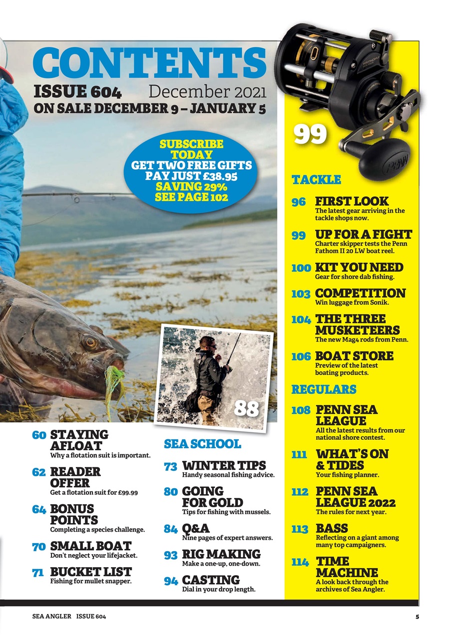 Sea Angler Preview Pages