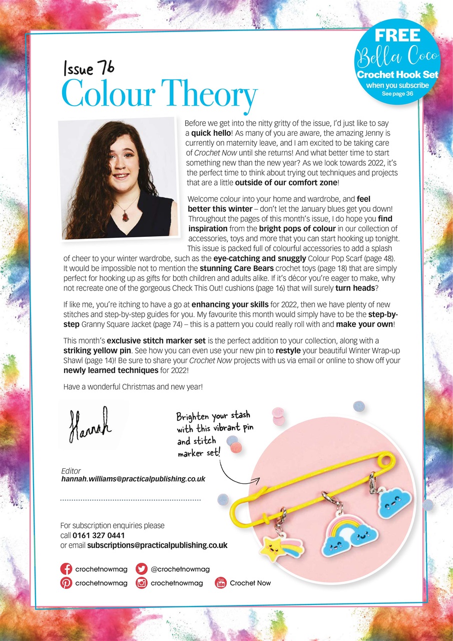 Crochet Now Magazine Preview Pages