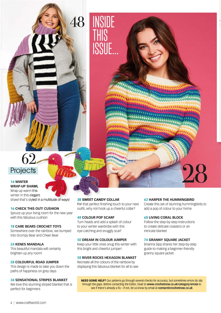 Crochet Now Magazine Preview Pages
