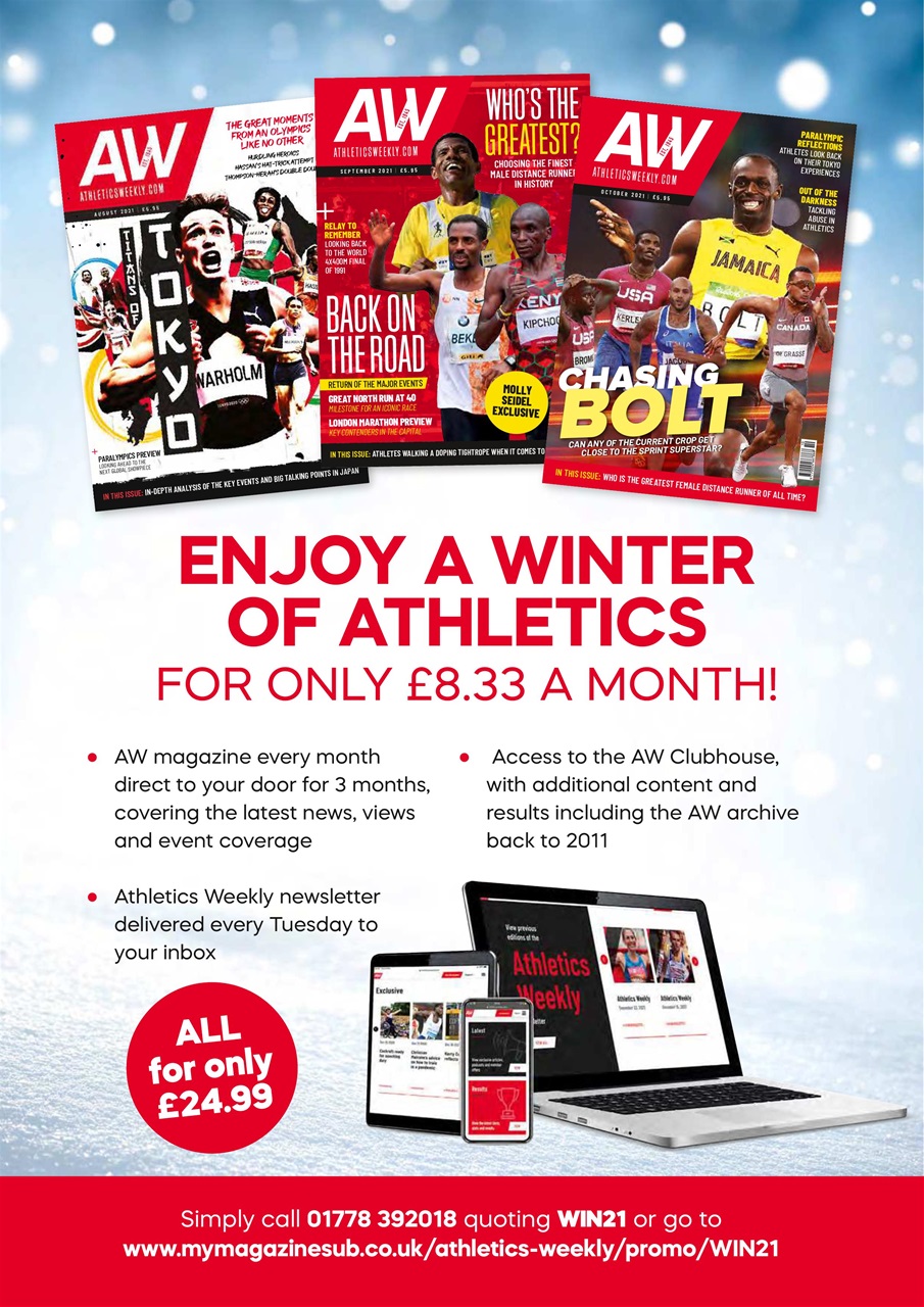 AW – Athletics Weekly Magazine Preview Pages