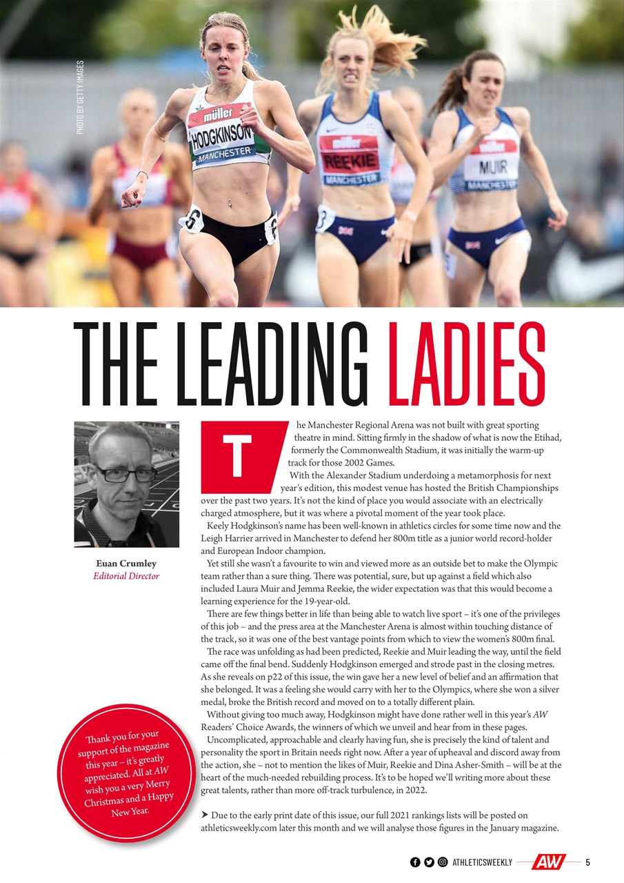 AW – Athletics Weekly Magazine Preview Pages
