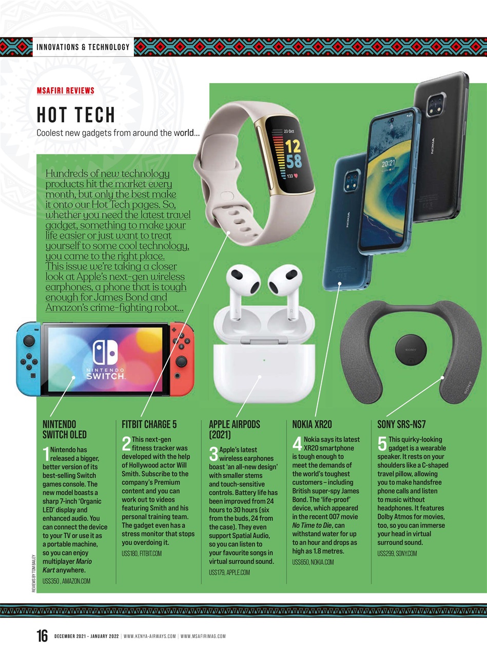 MSAFIRI – Kenya Airways Inflight Preview Pages