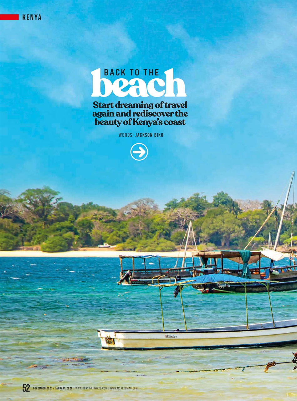 MSAFIRI – Kenya Airways Inflight Preview Pages