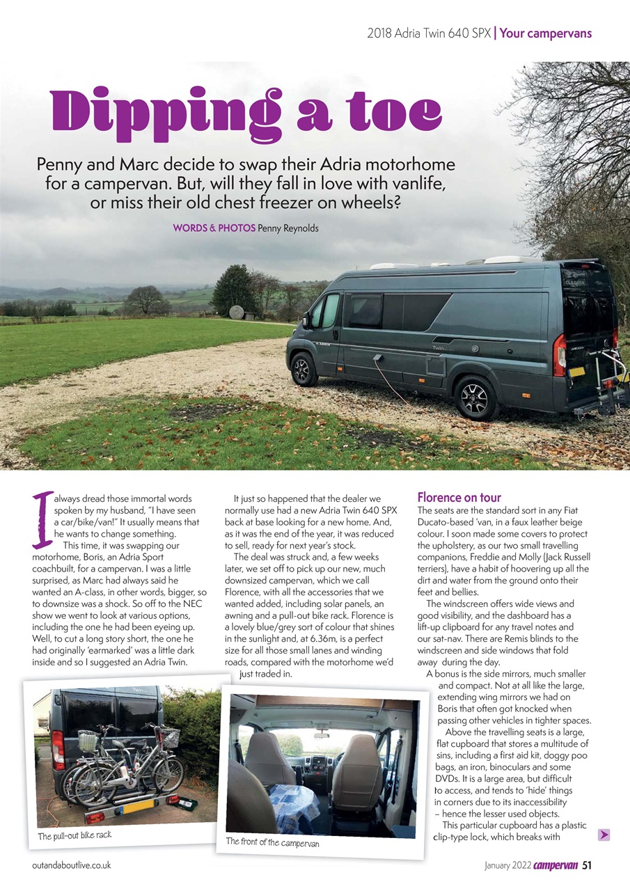 Campervan Preview Pages