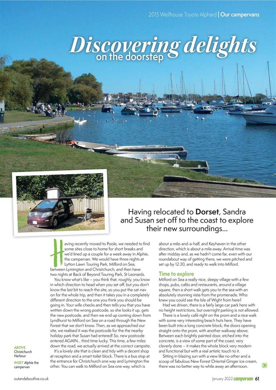Campervan Preview Pages
