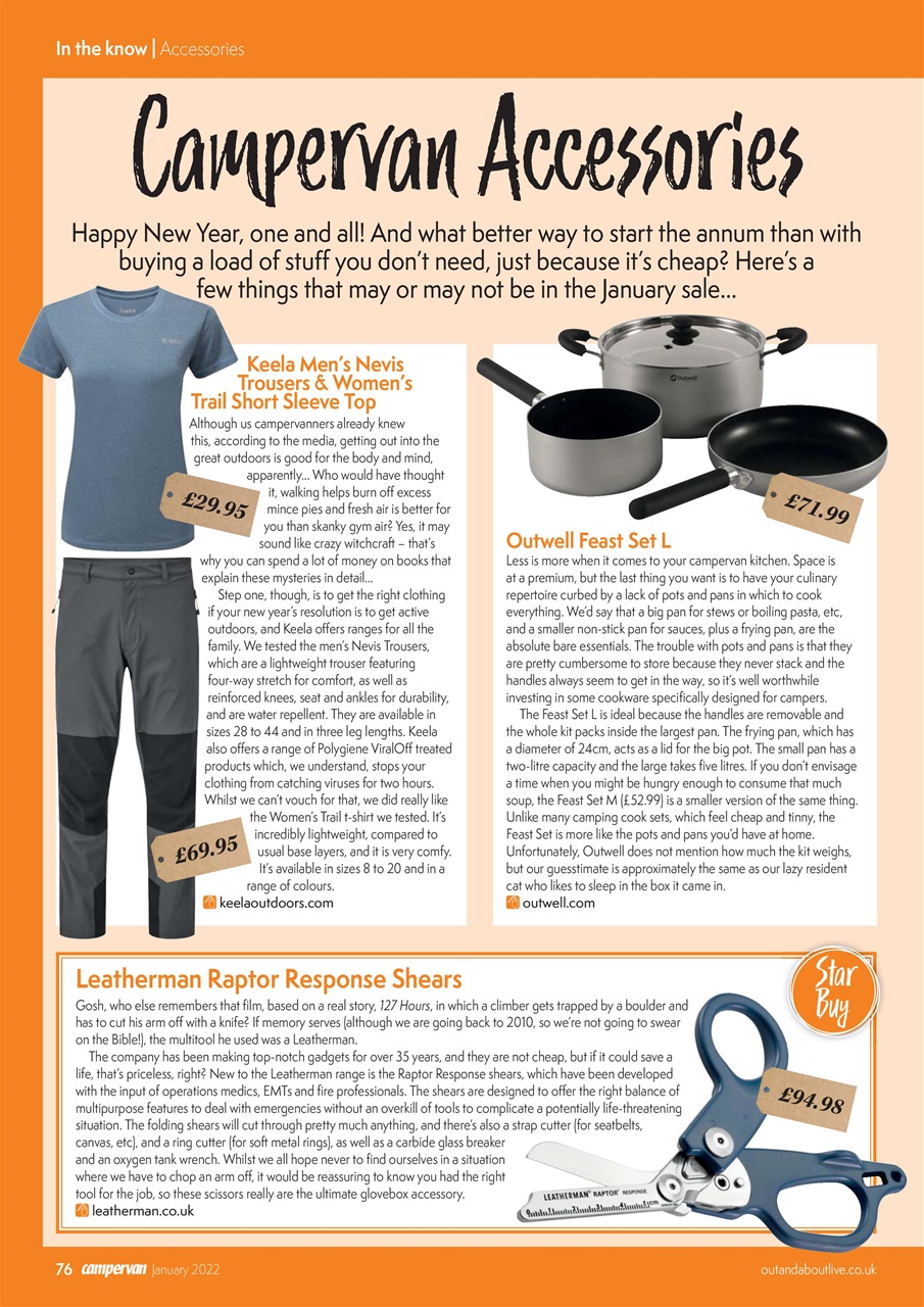 Campervan Preview Pages