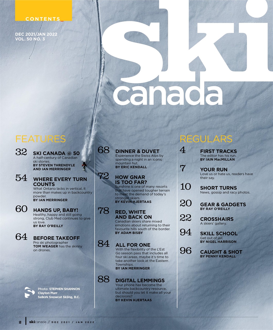 Ski Canada Preview Pages