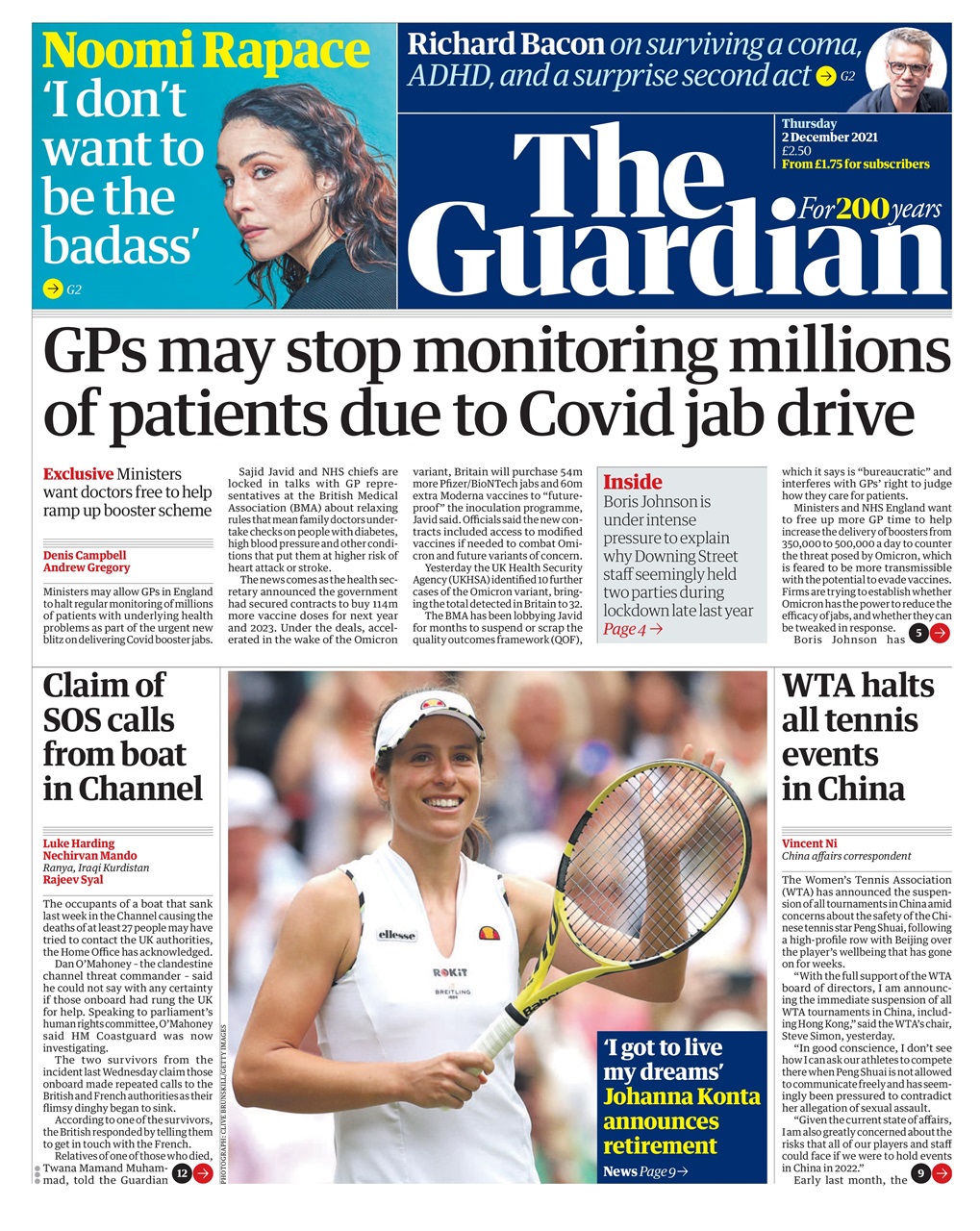 The Guardian Newspaper Preview Pages