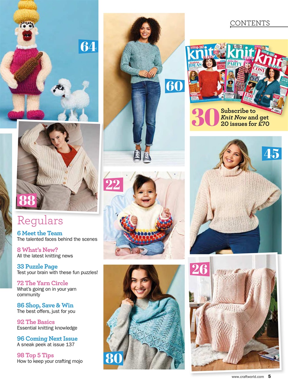 Knit Now Preview Pages