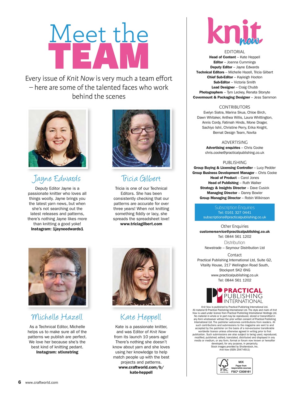 Knit Now Preview Pages