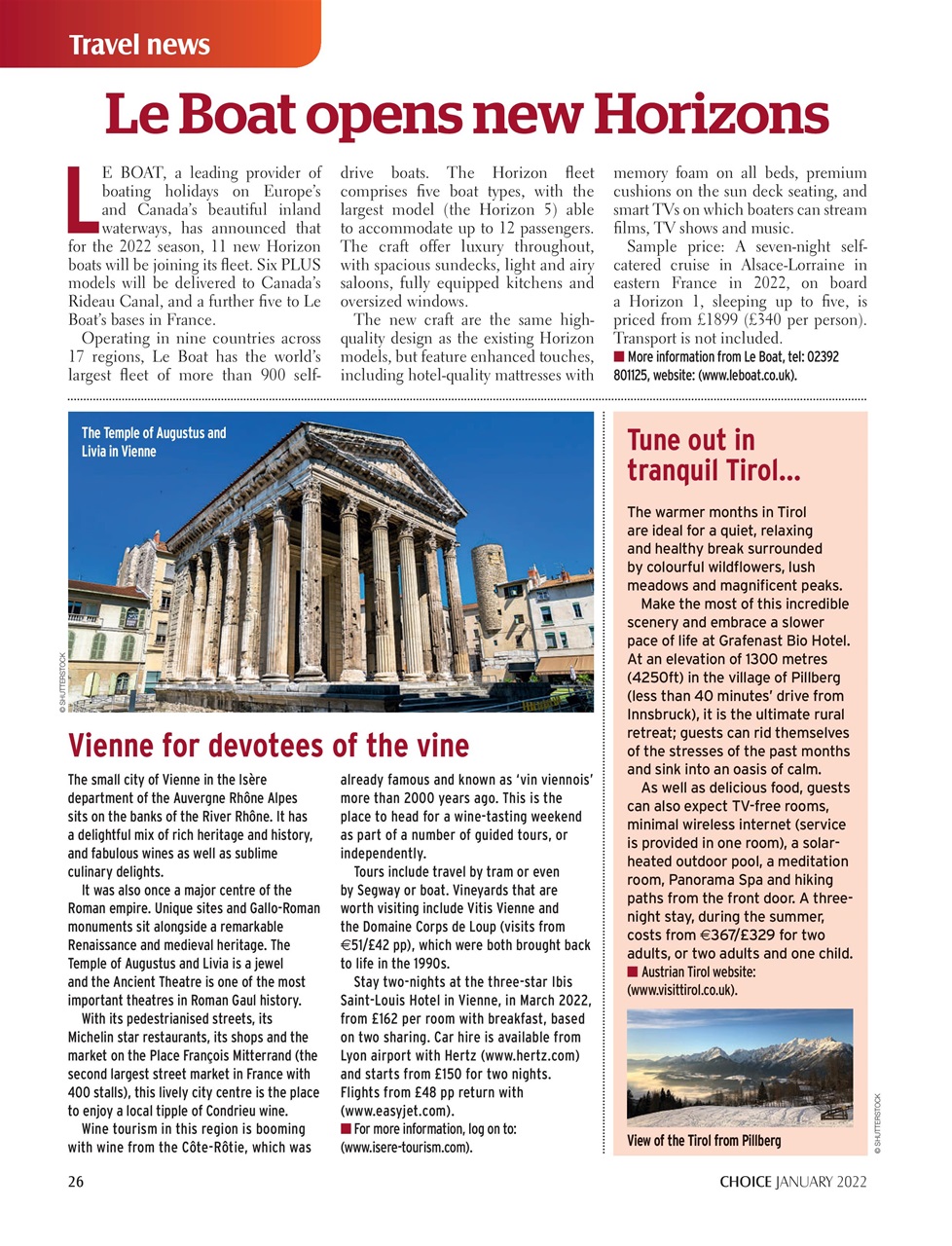 Choice Magazine Preview Pages