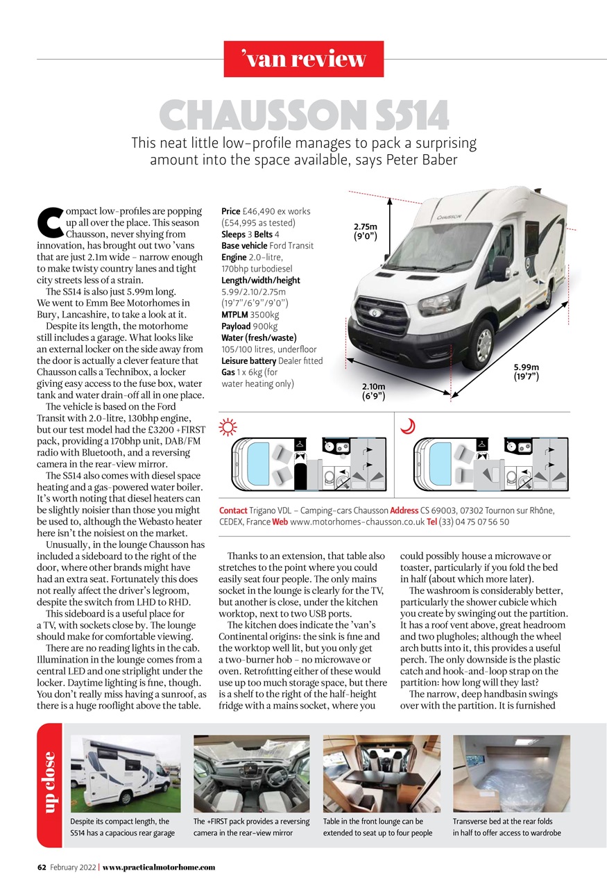 Practical Motorhome Preview Pages