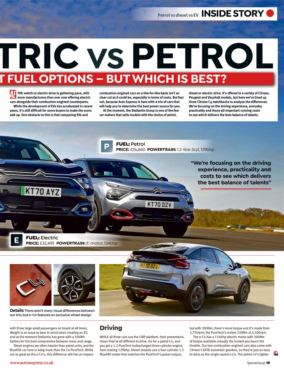 Auto Express Preview Pages