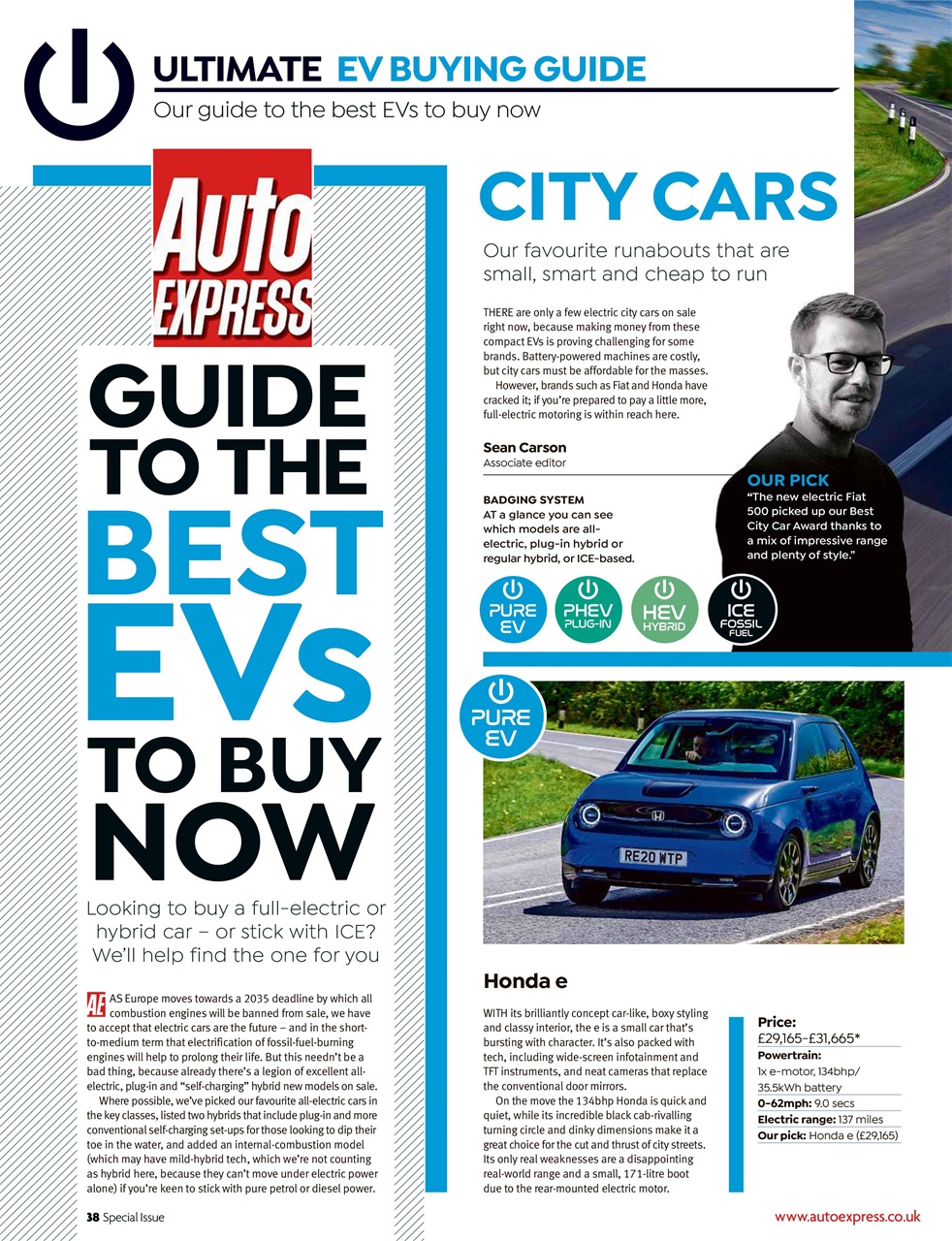 Auto Express Preview Pages