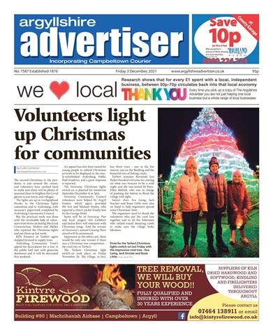Argyllshire Advertiser issue 03/12/2021