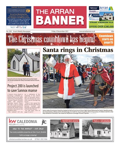 Arran Banner issue 03/12/2021