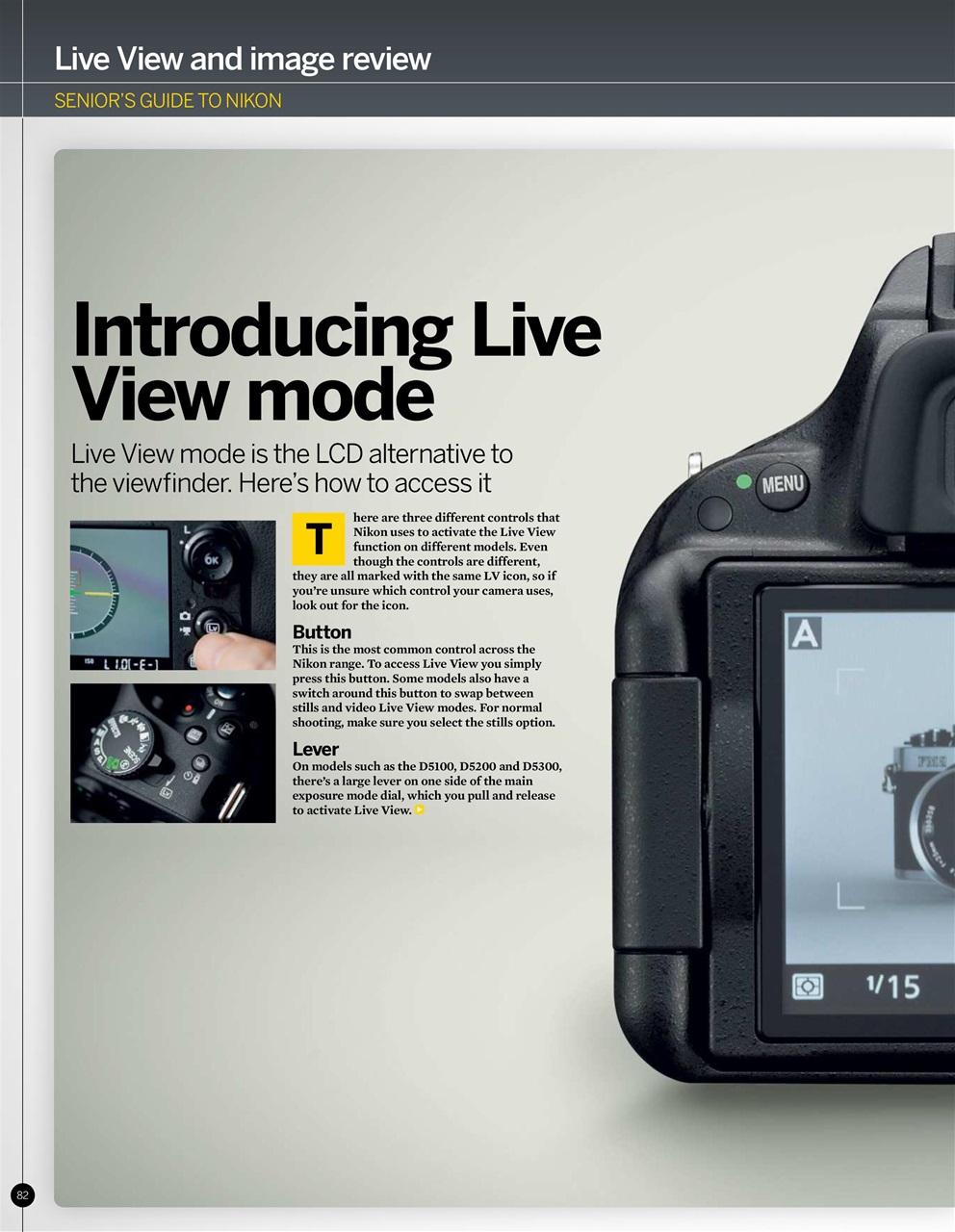 Photography Bookazine - Senior's Nikon Camera Book Second Edition Back ...