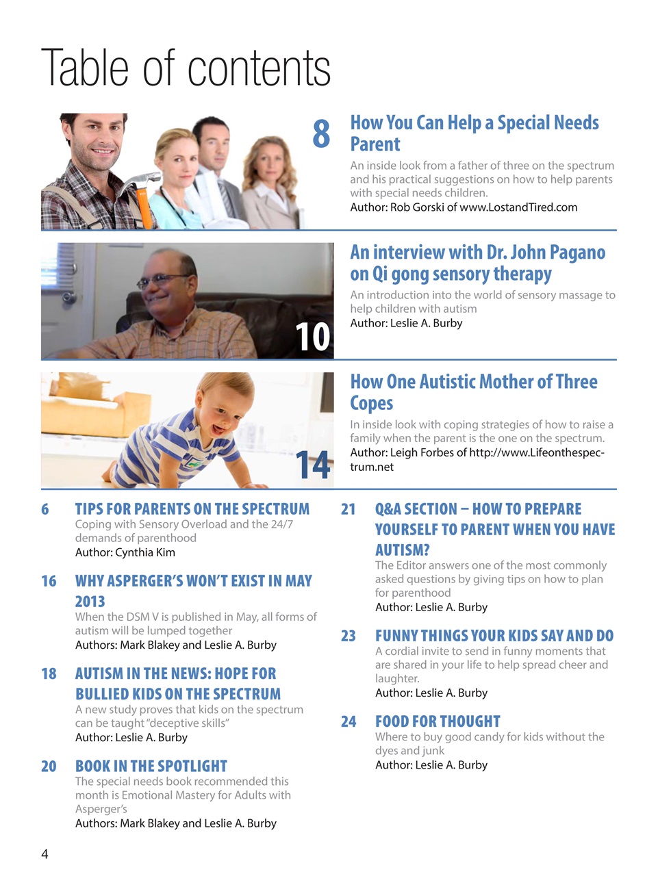 Autism Parenting Preview Pages