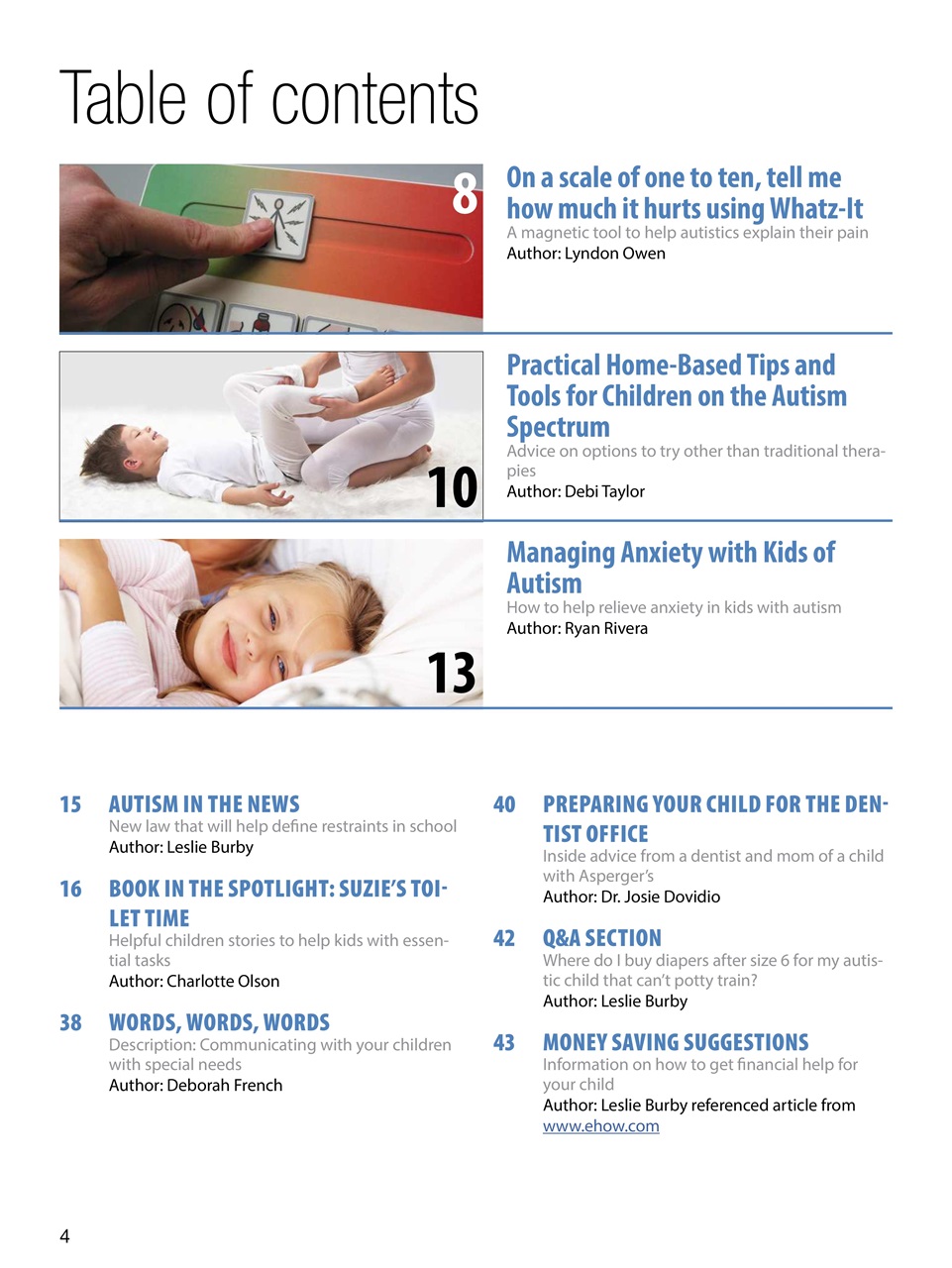 Autism Parenting Preview Pages