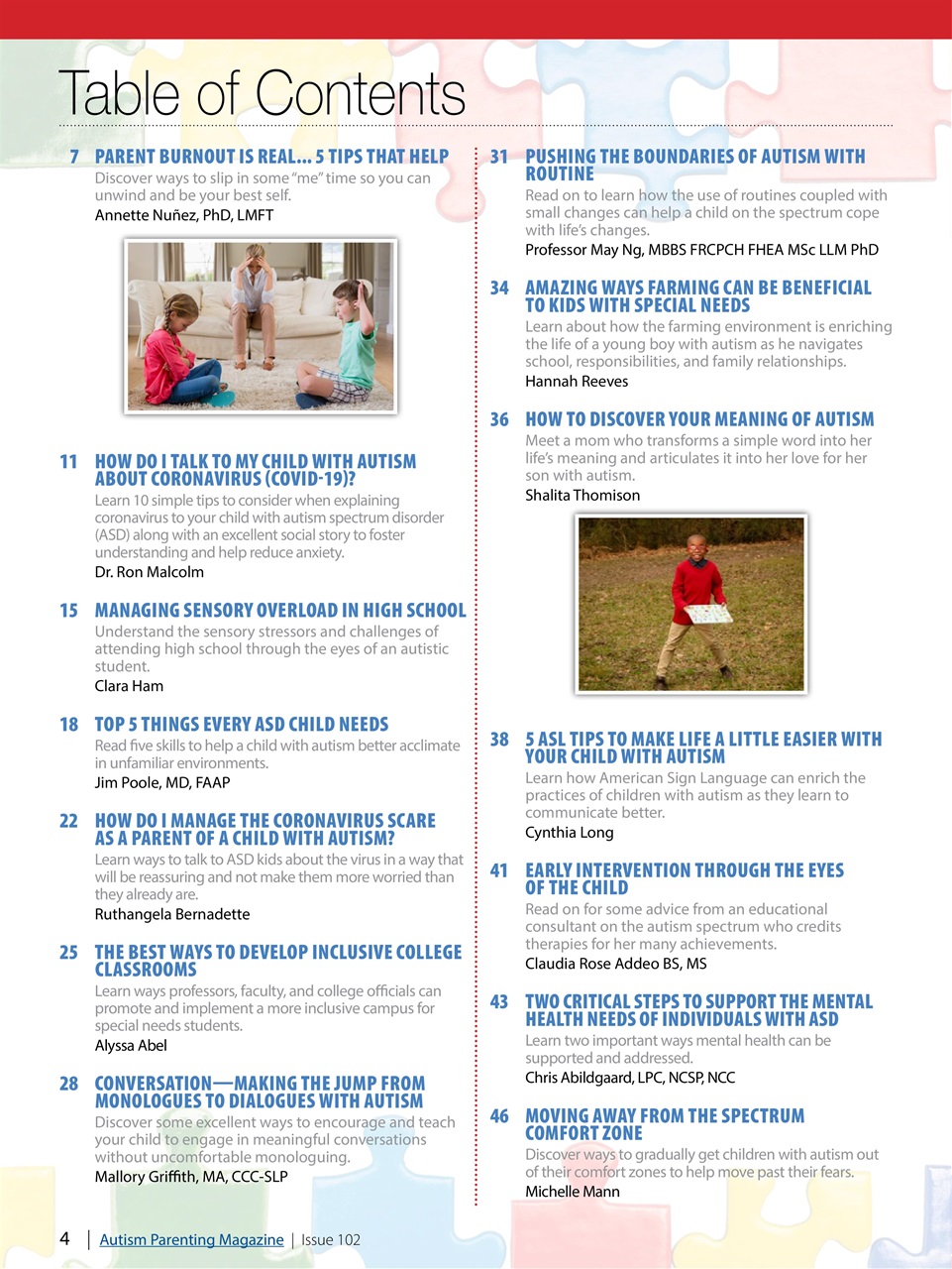 Autism Parenting Preview Pages