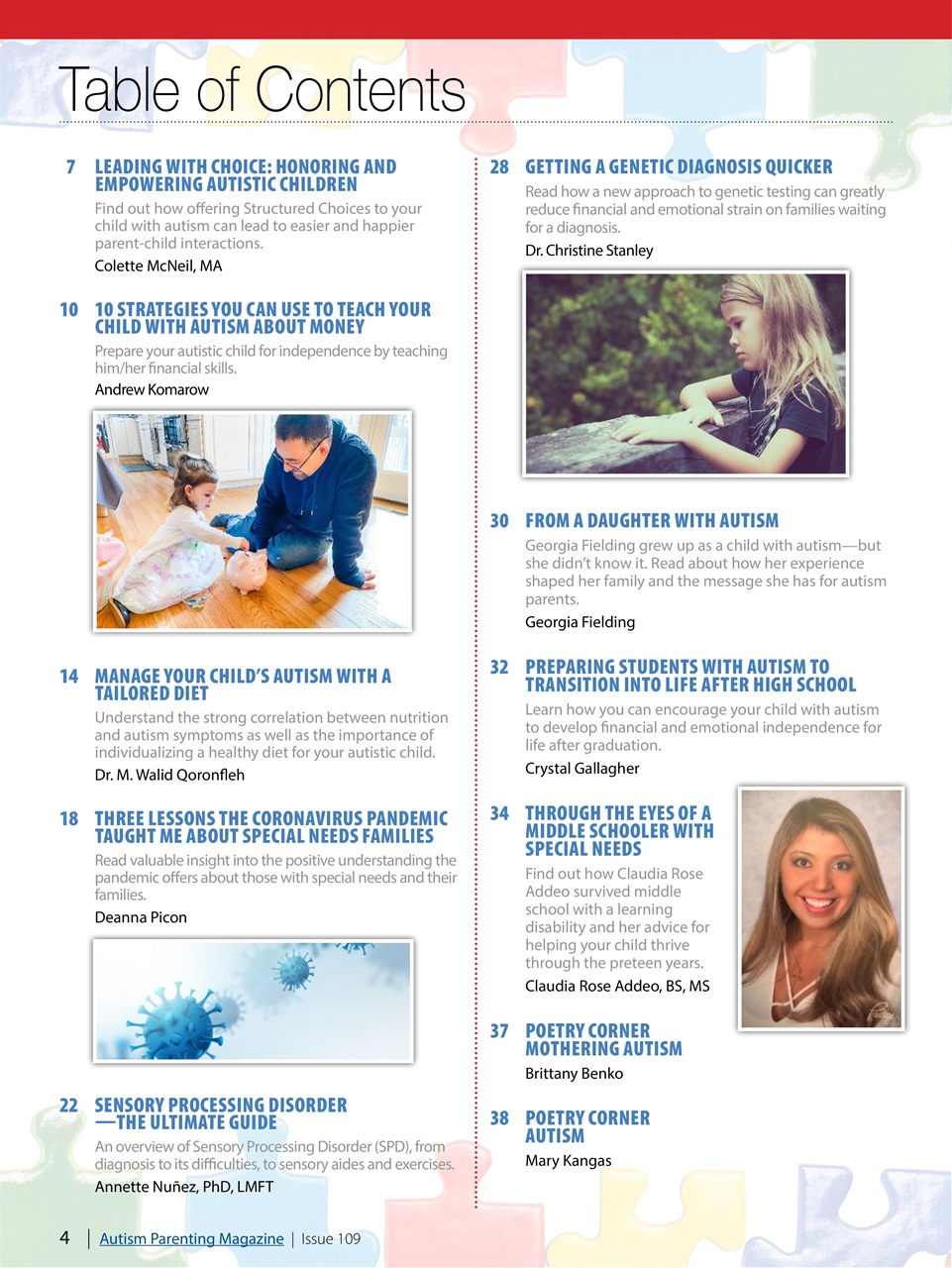 Autism Parenting Preview Pages