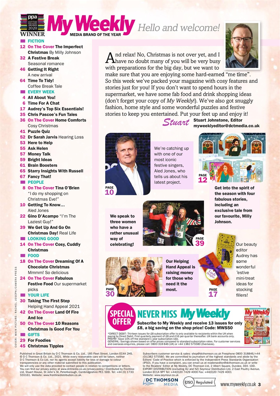 My Weekly Preview Pages